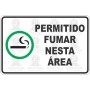 Permitido fumar nesta área 